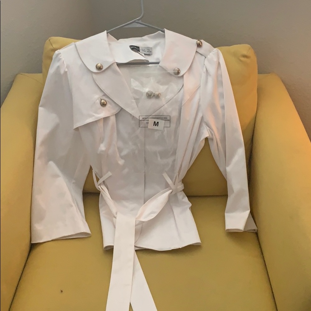 NWT white blazer